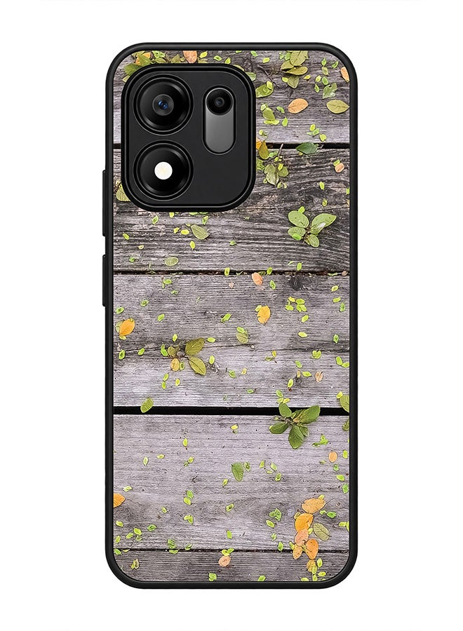 Stylizedd Rugged Case for Honor X7e Plus / 600 Smart- Slim Fit Hybrid Rubber Cover Backyard Patio - Image 1