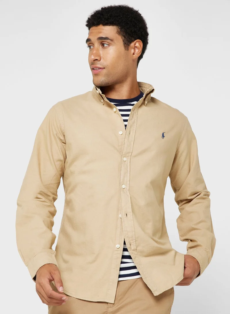 POLO RALPH LAUREN Custom Fit Garment-Dyed Oxford Shirt