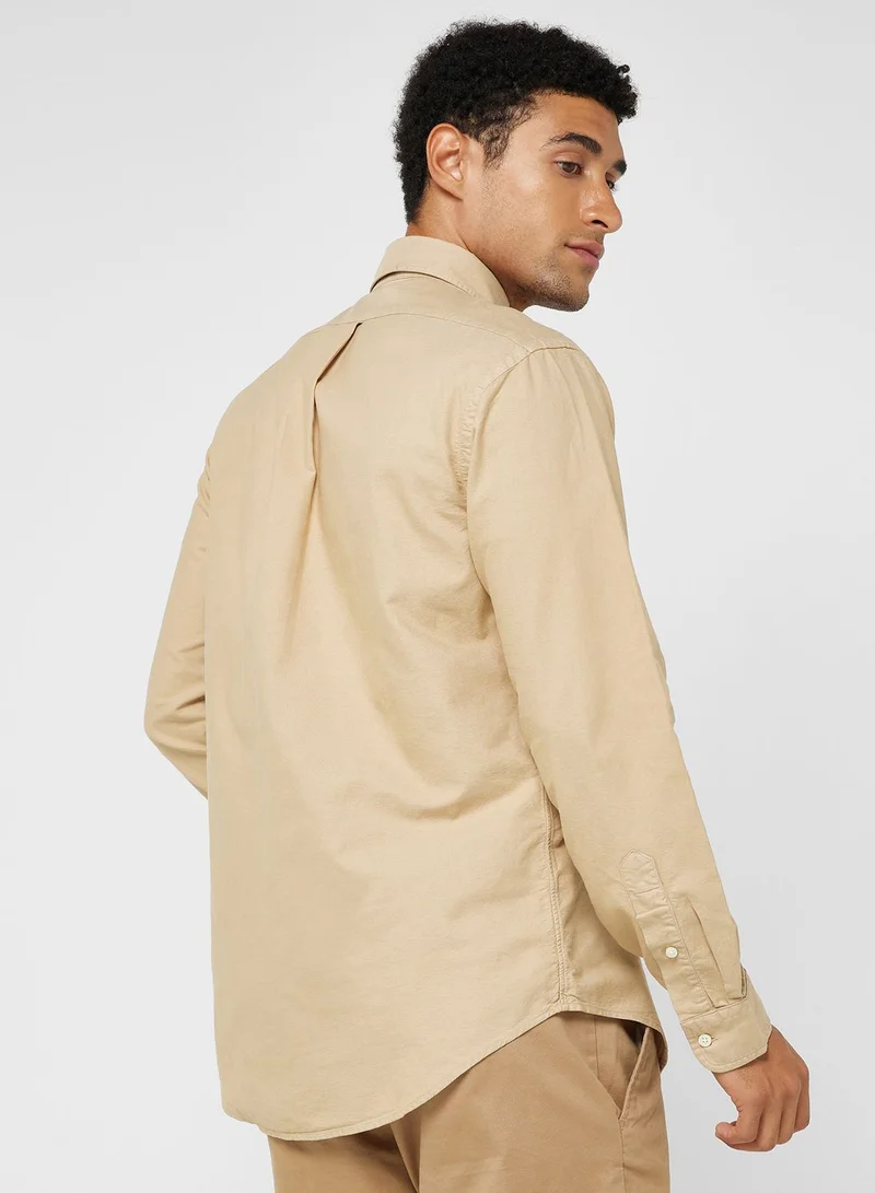 POLO RALPH LAUREN Custom Fit Garment-Dyed Oxford Shirt