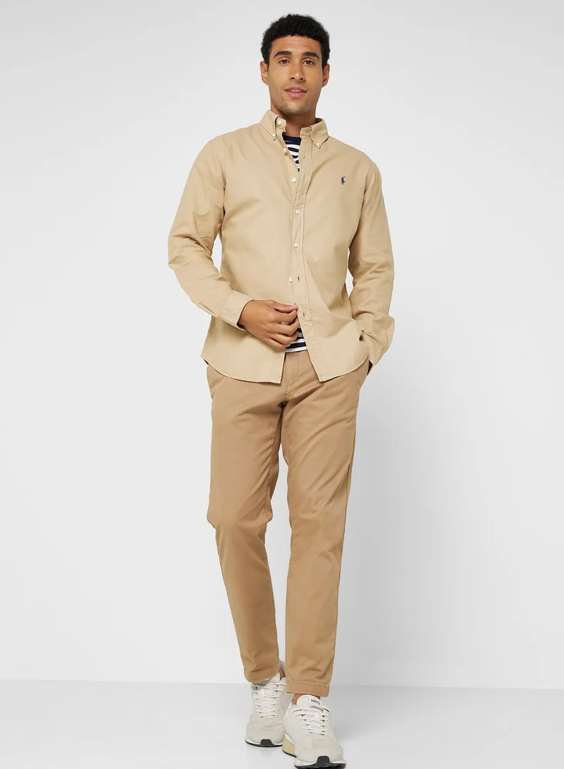 POLO RALPH LAUREN Custom Fit Garment-Dyed Oxford Shirt