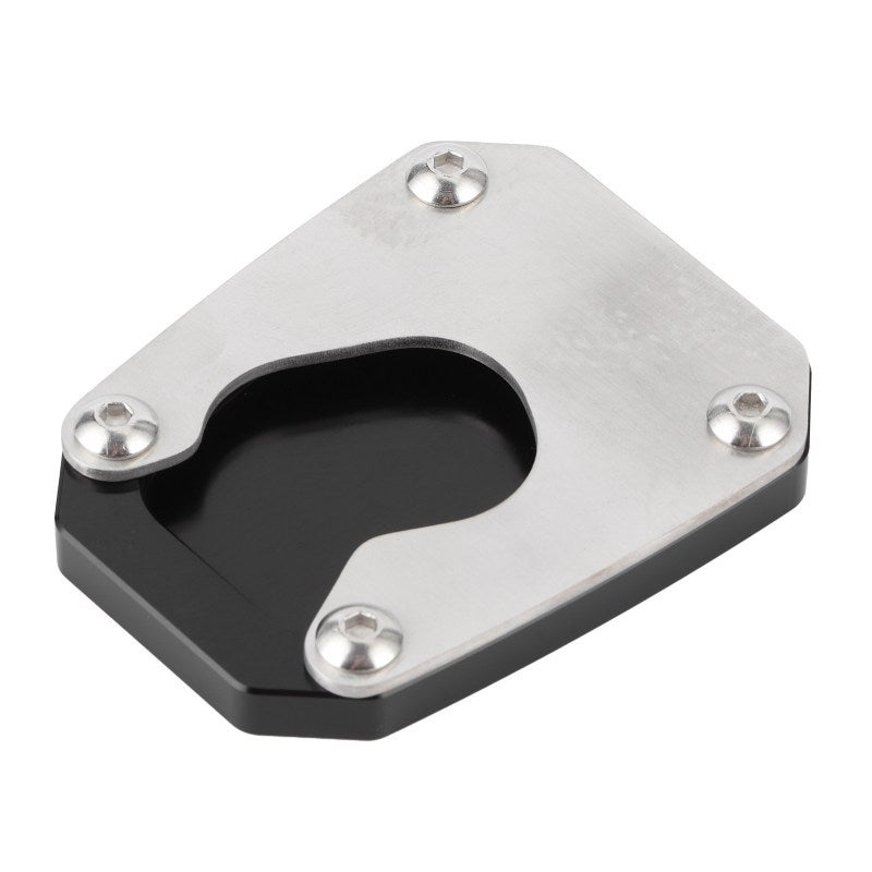 Side Stand Pad Enlarger Aluminum Alloy Stainless Steel for Motorcycle - Stabilizing Support on Soft Ground Mud Sand Uneven Surfaces - Honda VFR1200X 2012-2017 - Image 2