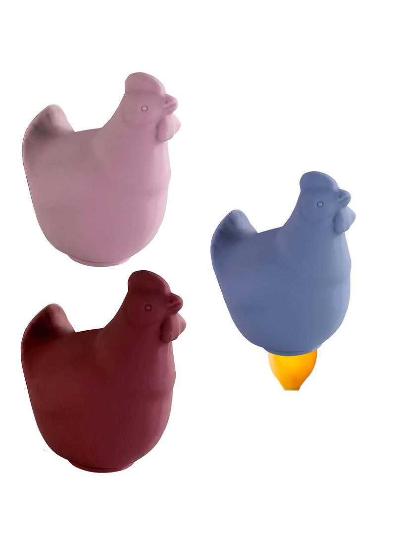 CMGTYYD. 3Pcs الفاصل البيض للبيض صفار | مرشح البيض | السيليكون الفصل الأبيض فلتر المواد الغذائية لتصفية المطبخ الخبز مطعم الطهاة - Image 1