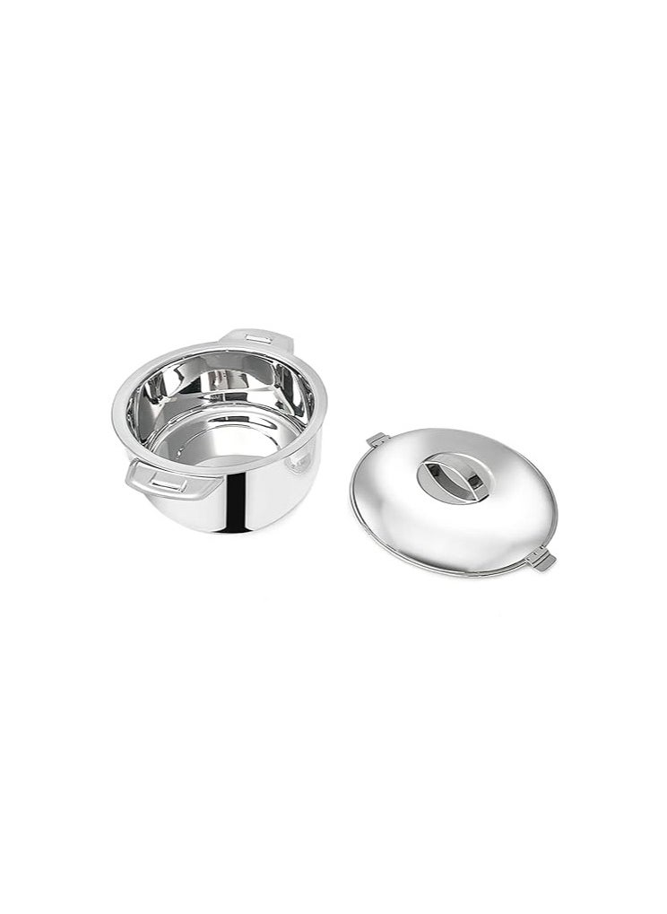 Atlasware Pradeep Orchid Stainless Steel Insulated Serving Casserole, 7500 ML  - Image 3