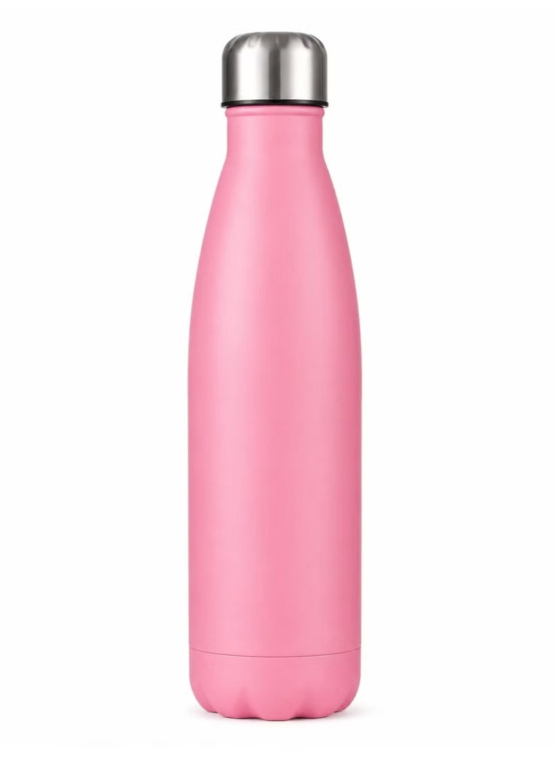 Stainless Steel Vacuum Insulated Water Bottle, Assorted Colors.