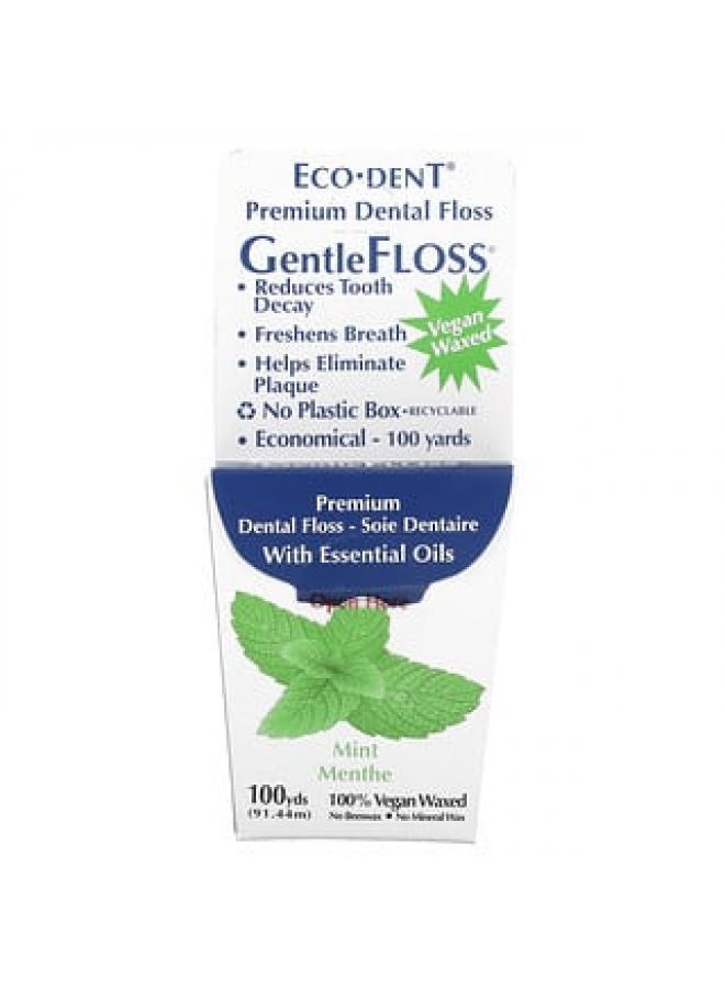 Eco-Dent Eco-Dent, GentleFloss, Mint, 100 yds (91.44 m)