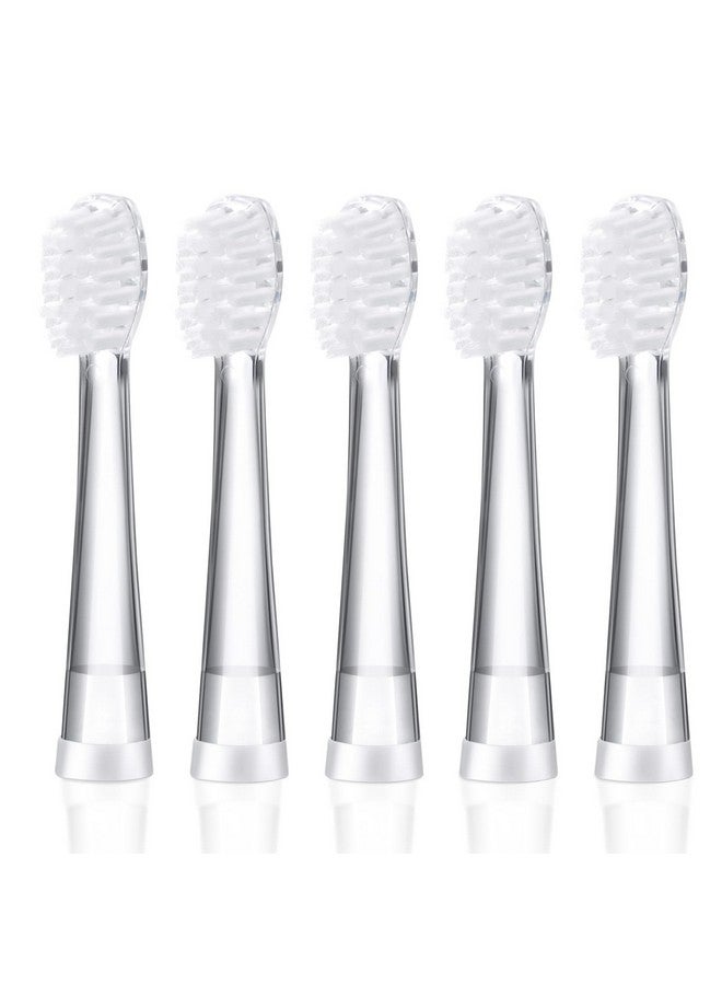 KOPBTBOY Kids Toothbrush Replacement Heads Compatible with Seago SG-513/SG-977/EK6, Compatible with Dada-Tech-BB1/977/K6,Compatible with Brush-Baby WildOnes/KIDZSONIC(18-36 Month) - Image 1