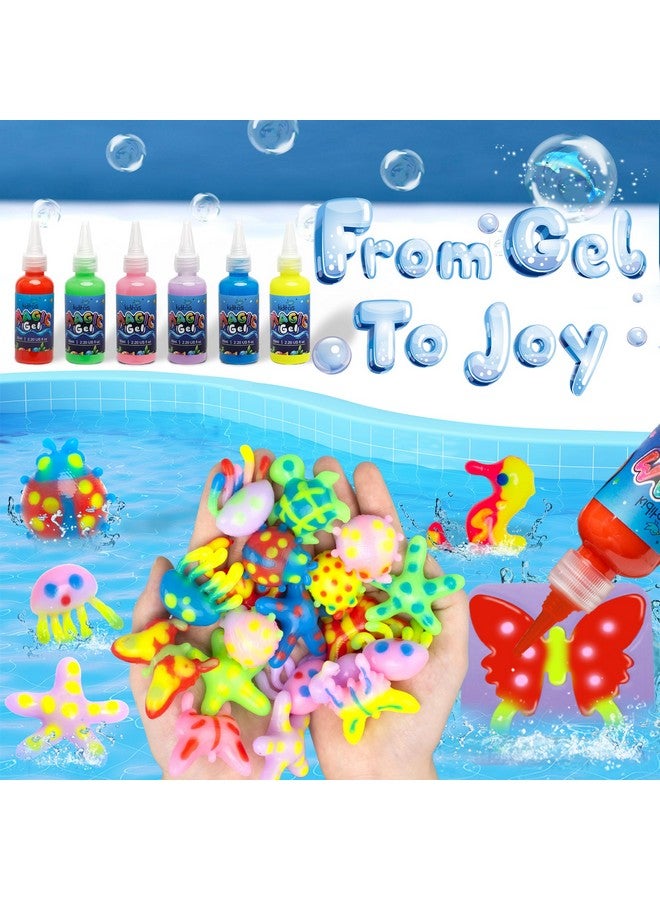 Kiditos Glow in The Dark Magic Water Elf Toy Kit, Magic Aqua Fairy Water Gel Kit with 6 Glow Colors and 6 Molds. Christmas Gifts, Birthday Gifts, Party Favors, Arts & Crafts DIY STEM Kits for Kids - Image 3