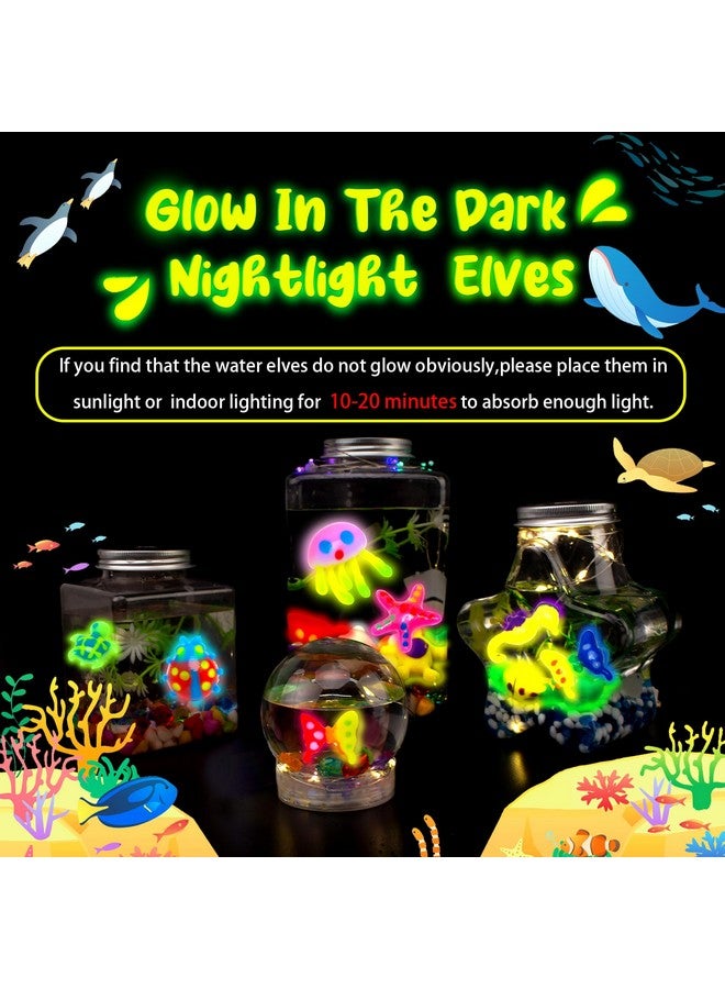 Kiditos Glow in The Dark Magic Water Elf Toy Kit, Magic Aqua Fairy Water Gel Kit with 6 Glow Colors and 6 Molds. Christmas Gifts, Birthday Gifts, Party Favors, Arts & Crafts DIY STEM Kits for Kids - Image 2