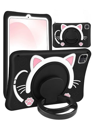 Soft Silicone Cute Special  Tablet cat design Case with Built-in Rotatable Foldable Kickstand Shockproof Cover Case for iPad Pro 11 Inch 3D Silicone Cartoon Case (2022/2021, 4th/3rd Generation), iPad Pro 11 Inch Cover,iPad Air 5 2022 / iPad Air 4 2020 10.9 Inch Case, Cute, Stand Function, Silicone case Case, Cover, Shock-Absorption - pzsku/Z285EE6F9B4FB9CAD2B6BZ/45/1742471236/d438b91b-f5e9-42c1-bf38-9434c9b71635