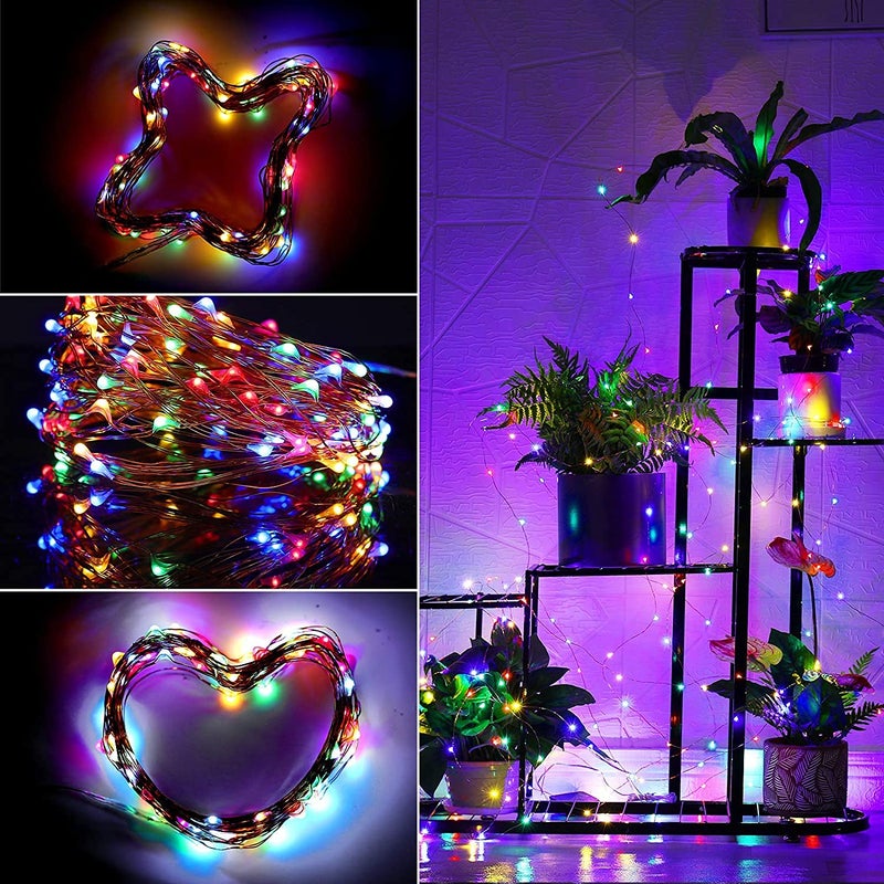 VELOCIOUS VELOCIOUS 16 LED Blossom Multicolor Flower Fairy String Lights 3 Meters LED Christmas Lights for Diwali Home Decoration Multicolor Fairy Light  - Image 3