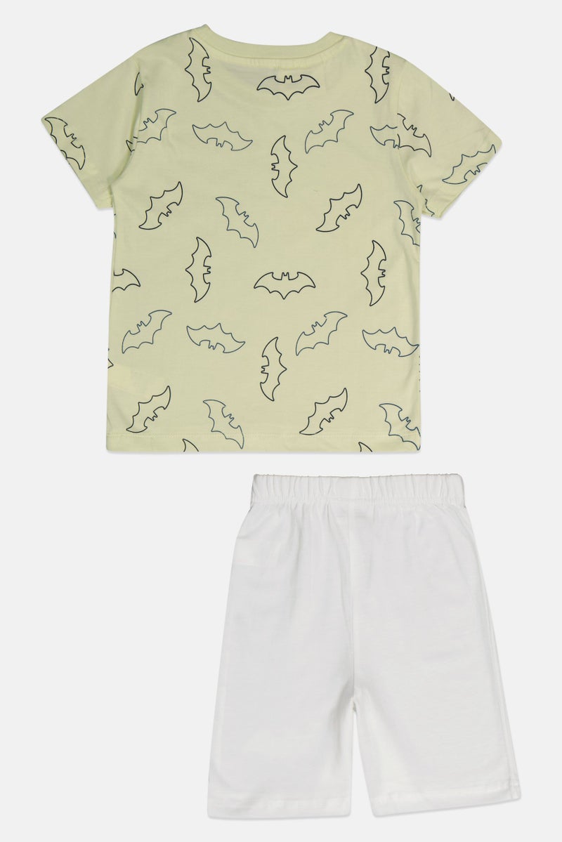 DC Kids Boy 2 Pieces Graphic T-shirt And Shorts Set, Mulitcolor - Image 2