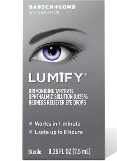 LUMIFY LUMIFY Redness Reliever Eye Drops, 0.25 Fl Oz (7.5 mL)  - Image 2