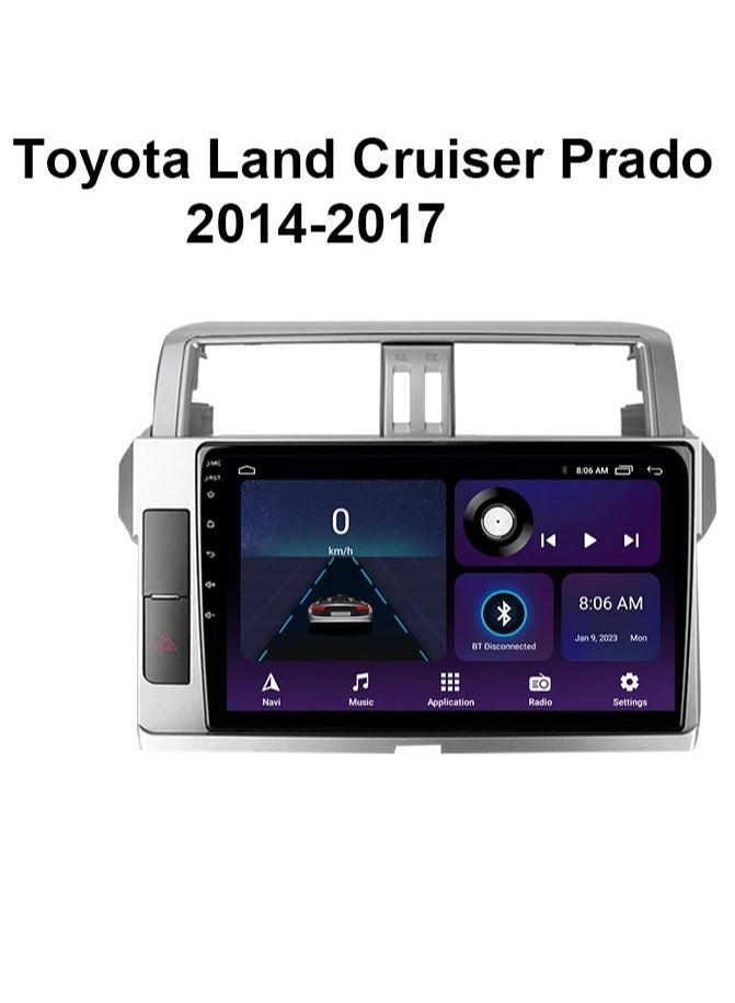 ام ان تي شاشة سيارة تويوتا برادو من 2014 إلى 2017 من النظام الترفيهي للسيارة فهو يعمل بنظام Android ويدعم ميزات مثل Apple CarPlay وAndroid Auto، مما يتيح لك توصيل هاتفك الذكي بسهولة كما أنه يوفر دقة عرض عالية تصل إلى 1080 بكسل، مما يجعله ممتازًا لعرض المعلومات والخرائط بوضوح - Image 1