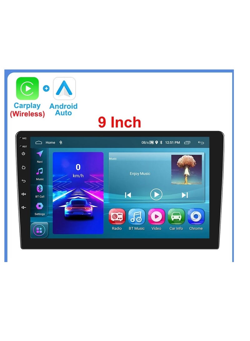 ام ان تي شاشة سيارة تويوتا برادو من 2014 إلى 2017 من النظام الترفيهي للسيارة فهو يعمل بنظام Android ويدعم ميزات مثل Apple CarPlay وAndroid Auto، مما يتيح لك توصيل هاتفك الذكي بسهولة كما أنه يوفر دقة عرض عالية تصل إلى 1080 بكسل، مما يجعله ممتازًا لعرض المعلومات والخرائط بوضوح - Image 4