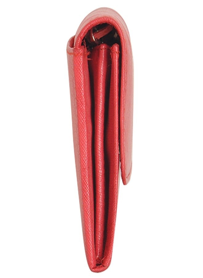 MANDAVA genuine safiano leather red ladies bag - Image 4