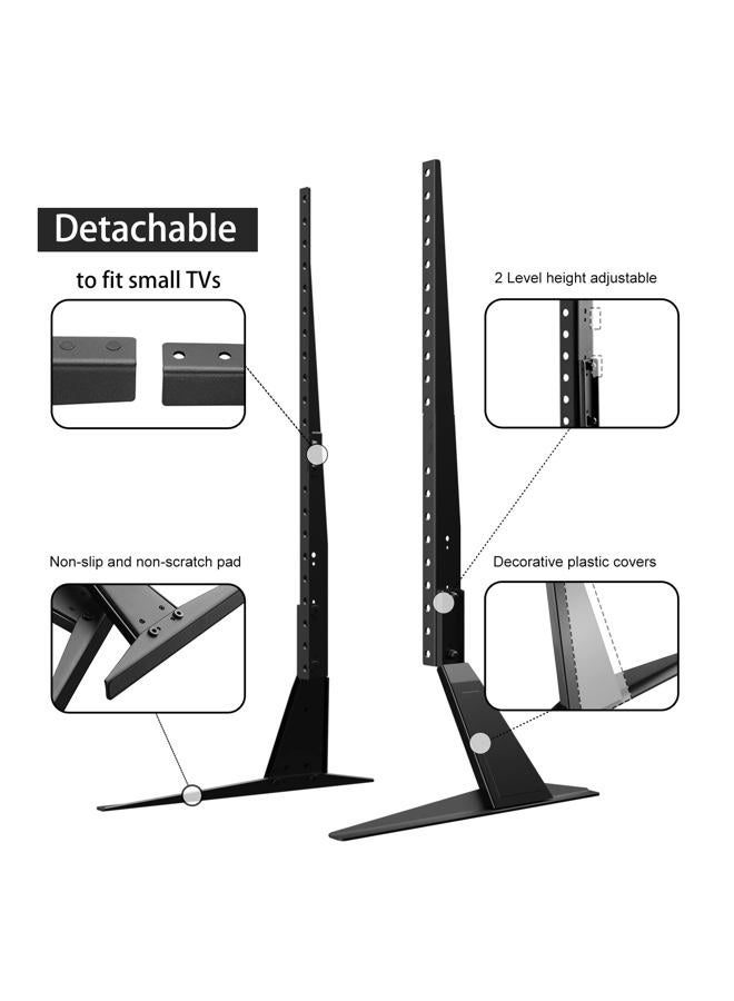 Suptek Universal TV Stand for 20-65 Inch LCD/LED/OLED/Plasma Flat & Curved Screens - Metal Legs With Height Adjustment, VESA 75x75mm to 800x500mm, Max 50kgs/110lbs - Image 5