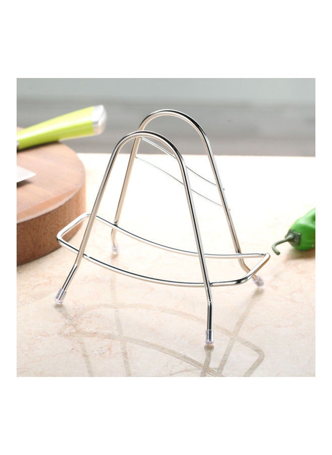 NIBEMINENT Chopping Board Stand Rack Silver 17.5 x 11.5 15.5cm  - Image 3