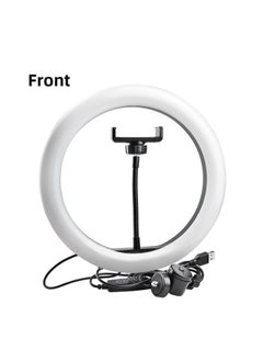 General 10-inch Mobile Live Fill Light Live Broadcast Ring Anchor Fill Light 26cm Three-speed Dimming Color Beauty Light-Color:26cm Live Light Black  - Image 3