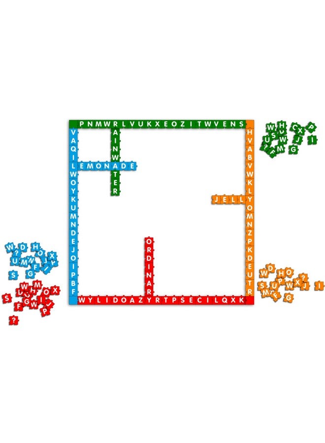MukikiM Across Words - Puzzle & Word Game In One! Interactive & Educational Spelling Board Game For 2-4 Players Family Fun. Enhance Stem & Vocabulary Skills - Image 3