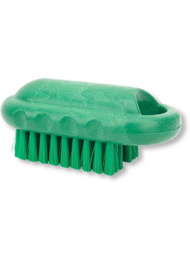Sparta Nail Scrub Brush Commercial-Grade, Heavy-Duty Hand And Fingernail Brush With Stiff Bristles For Gardeners, Mechanics, And Foodservice Personnel, Plastic, 5 Inches, Green - Image 1