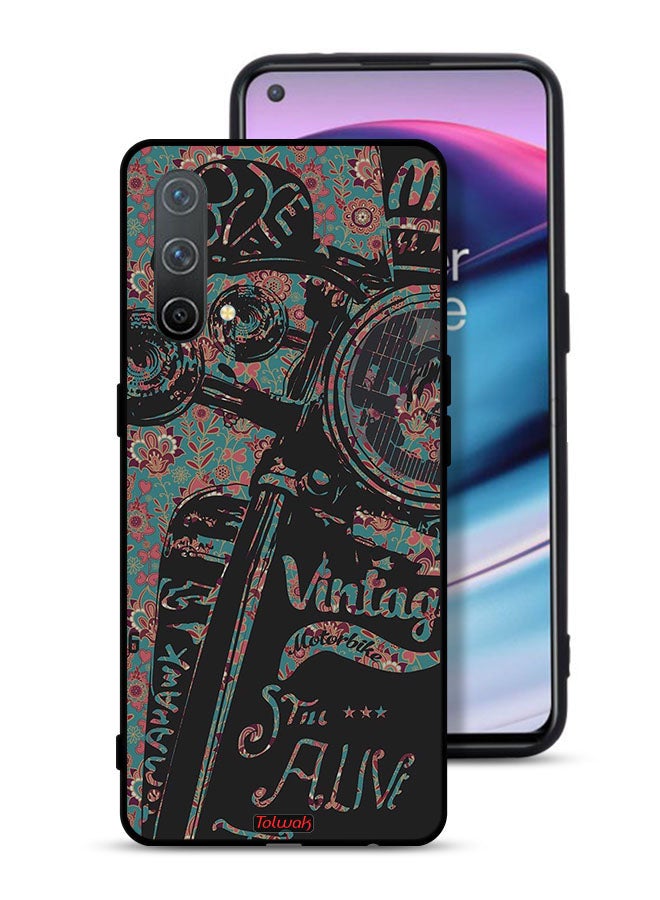 Tolwak OnePlus Nord CE 5G Protective Case Cover Vintage Motorbike - Image 1