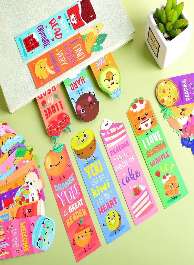 Lincia 210 Pcs Cute Scratch and Sniff Bookmarks - Assorted Fruit & Food Scents, 30 Styles for Kids, Students & Food Lovers - Image 4