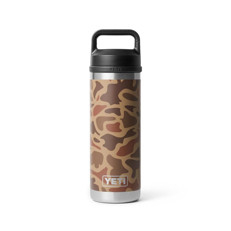 YETI Rambler 18 oz Bottle  Vacuum Insulated  Stainless Steel with Chug Cap  Wetlands Camo - Image 3