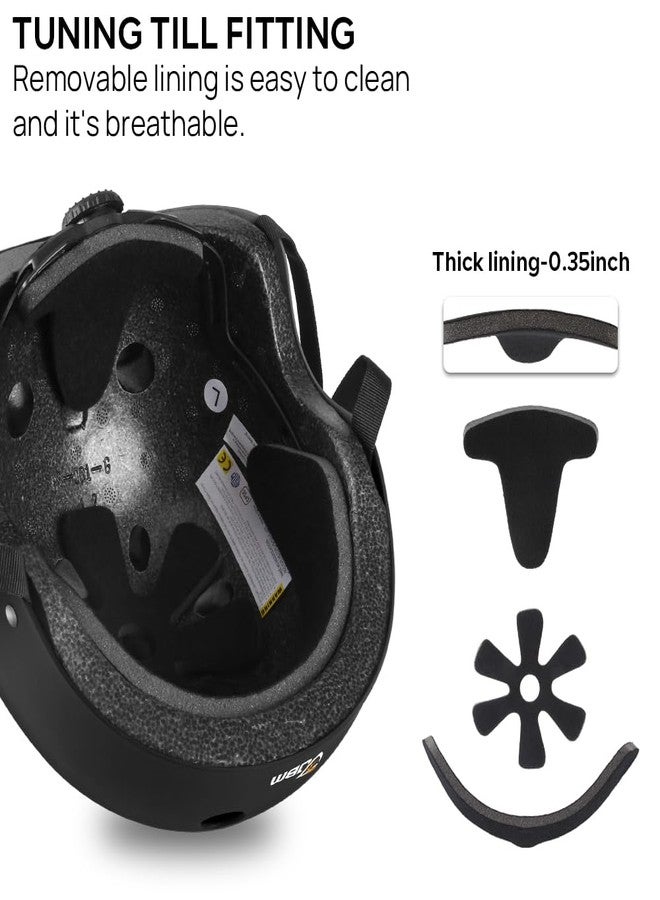 JBM Skateboard Helmet - Lightweight, Adjustable Ventilation Helmet for Scooter, Roller Skate, Inline Skate - Image 3