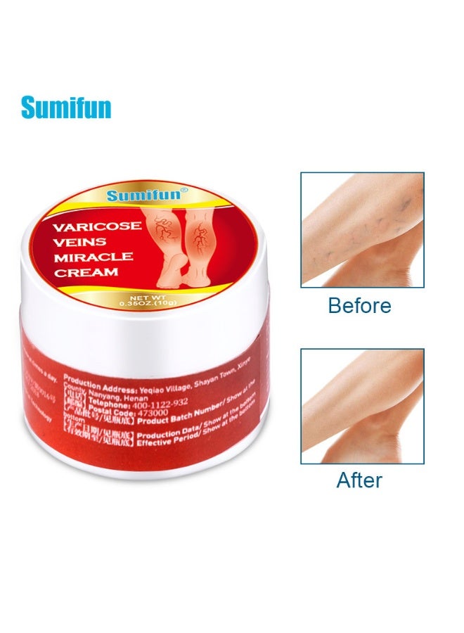 سوميفون 3 قطع الدوالي الأوردة معجزة كريم ، امتصاص التدليك ، تحسين مظهر الجلد - Image 2