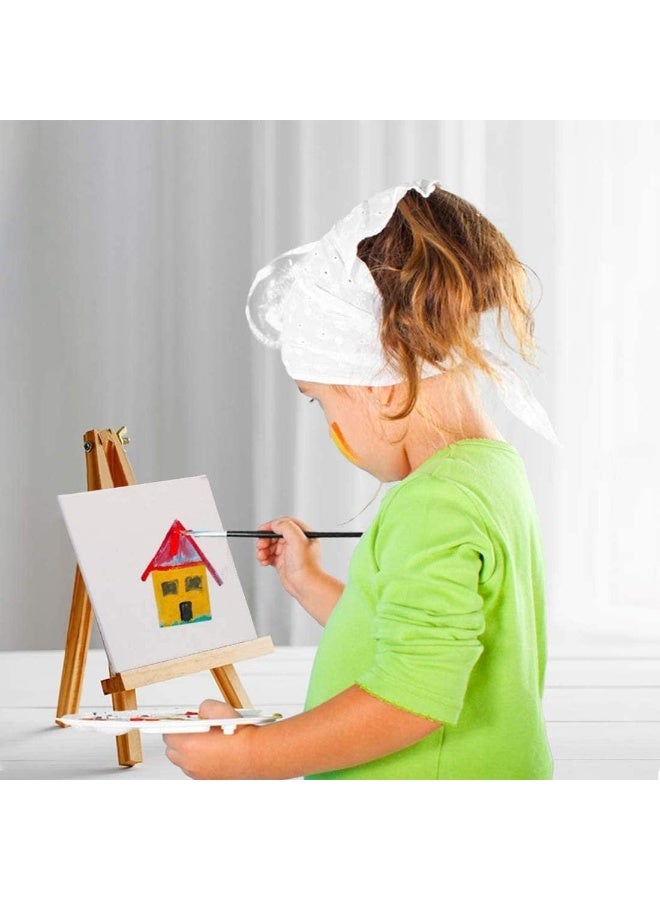 ARS 9 Pack Mini Canvas Panel, 10x10cm Stretched Canvas Boards, Square Small Art Board for Oil Paint Blank 3.94" - Image 3