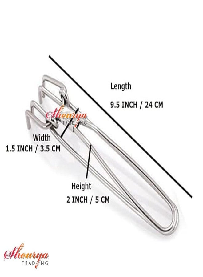 Shourya Trading ملقط سلكي من الفولاذ المقاوم للصدأ من شركة ساتري للتسويق الإلكتروني - ملقط مطبخ لتقديم الطعام - Image 4