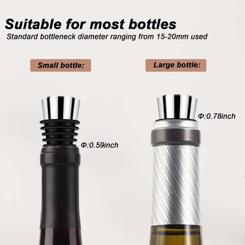 Tengfy Wine Stopper, Reusable Decorative Bottle Stoppers for Kitchen, Bar, Gifts, Holiday Party, Wedding (20 Pack) - Image 5