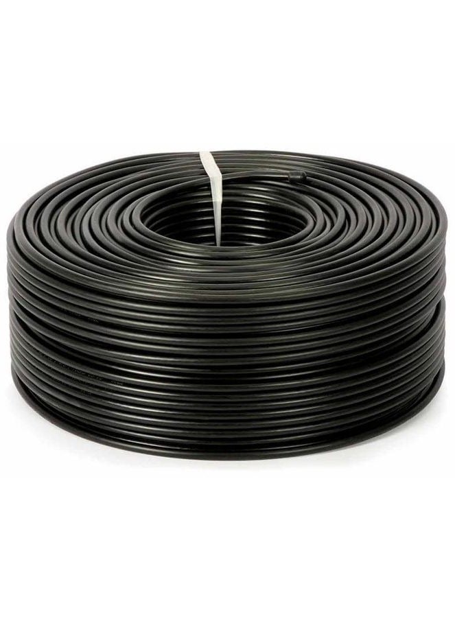 Oman Cables Single Core PVC Wire Black Color 91.44 M (100 yards) Roll - 450/750V - Image 1