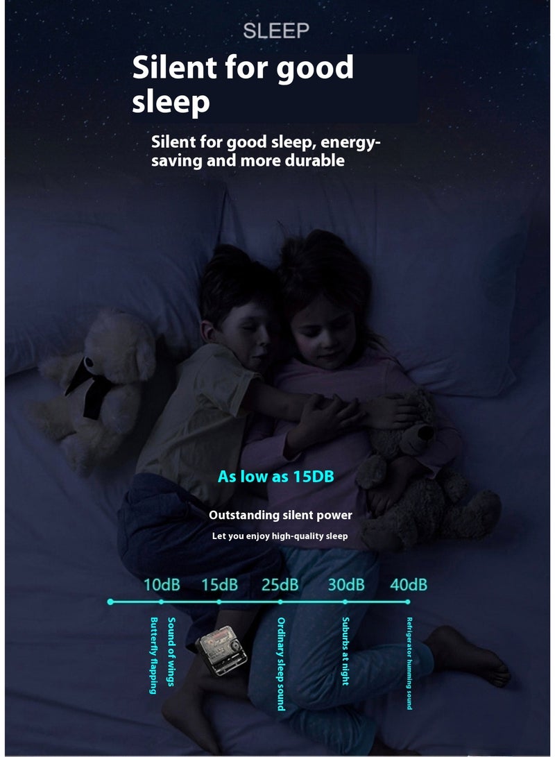 Wall Clock, Silent Non Ticking Quality Quartz Battery Operated, Round Easy to Read, Silent Wall Clock for Bedrrom, Living Room, Kitchen, Office, School Home Decor (30cm, Black) - Image 4