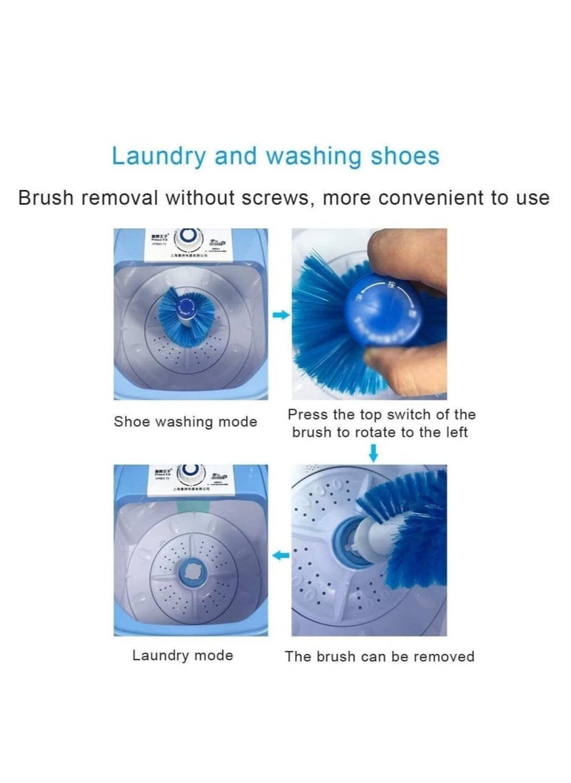 Portable Washing Machine & Spin Dryer Mini Washing MachineSpin Cycle W/Hose Capacity Ideal for Compact Laundry For Dorms Apartments RVs - Image 4
