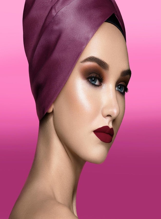 Juvia's Place أحمر الشفاه المخملي غير اللامع من جيوفيا بلايس - التوت العدو الأسود، أحمر شفاه غير لامع ناعم، مرطب، عالي الصبغة، كريمي، ناعم، وطويل الأمد - Image 5