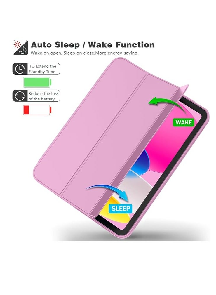 iPad Smart Case for IP 10th 2022 with Auto Sleep and Wake Feature Super Protection with a dedicated place for the pen Suitable for an iPad stand for watching movies  - Image 4