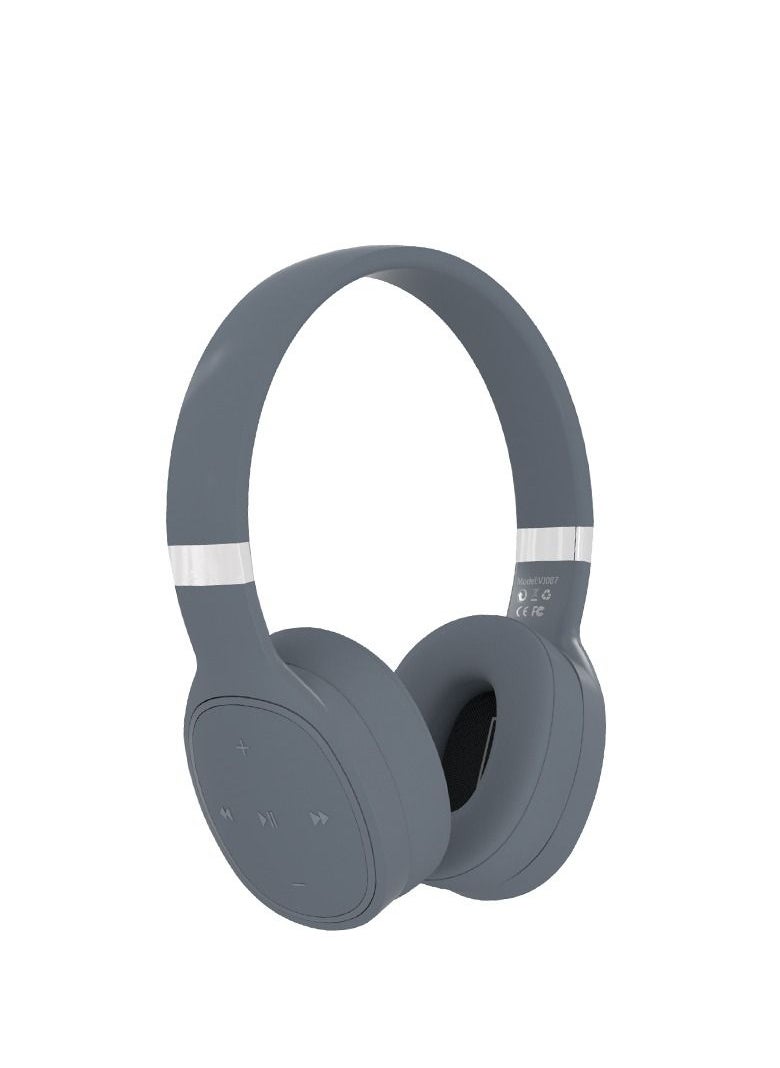 GULFLINK 500mah Bluetooth Wireless Headphones for Teens Adults Grey  - Image 4
