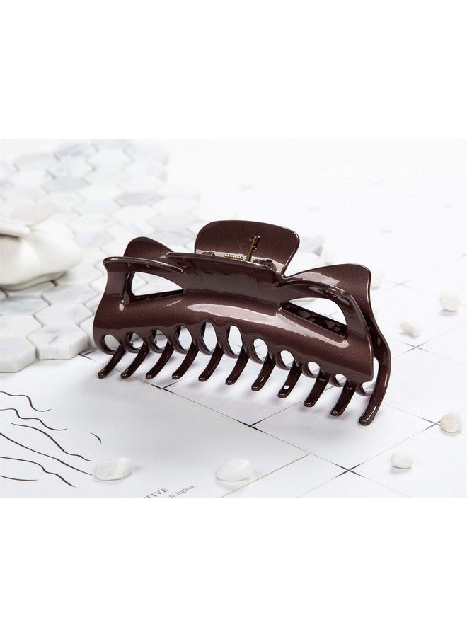 Prettyou Thick Hair Super Large Clips Crystal Plastic Claw Clamps Hairgrips Clips Accessories For Women 2 Pack. (D) - Image 4