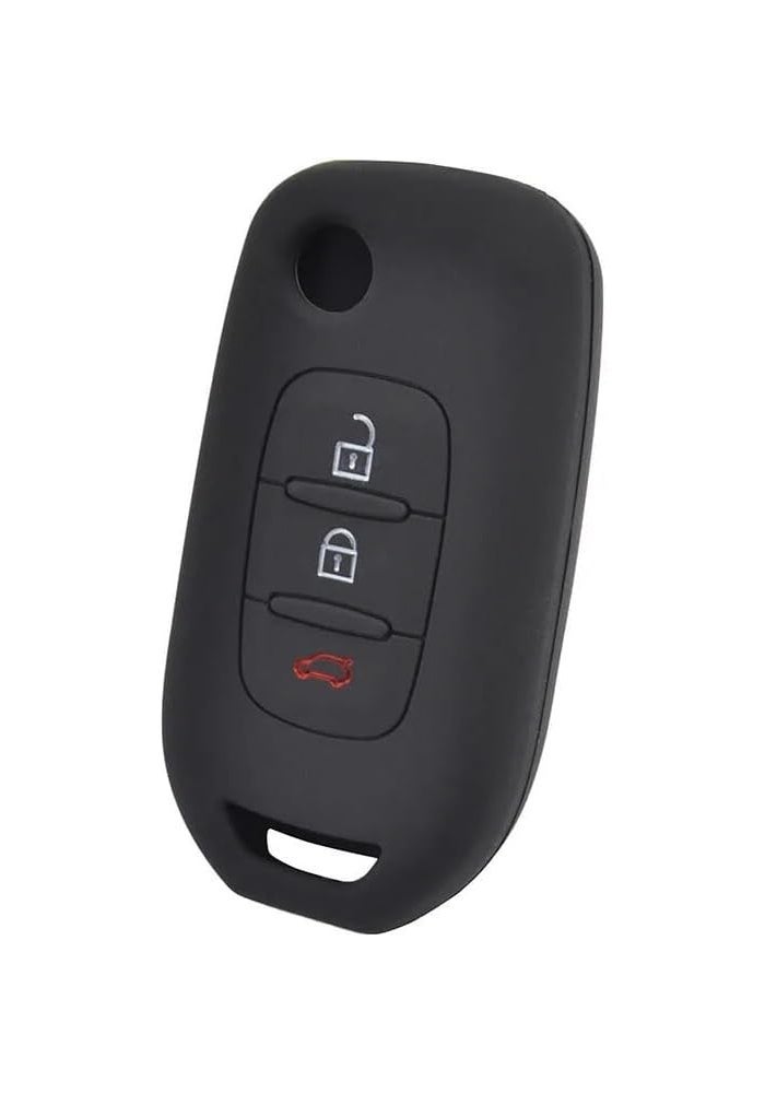 QASULER 3 Button Silicone Car Key Fob Case - Image 3