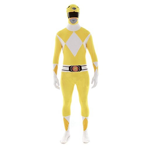Morphsuits Men's Power Rangers, Yellow, Large - Image 2
