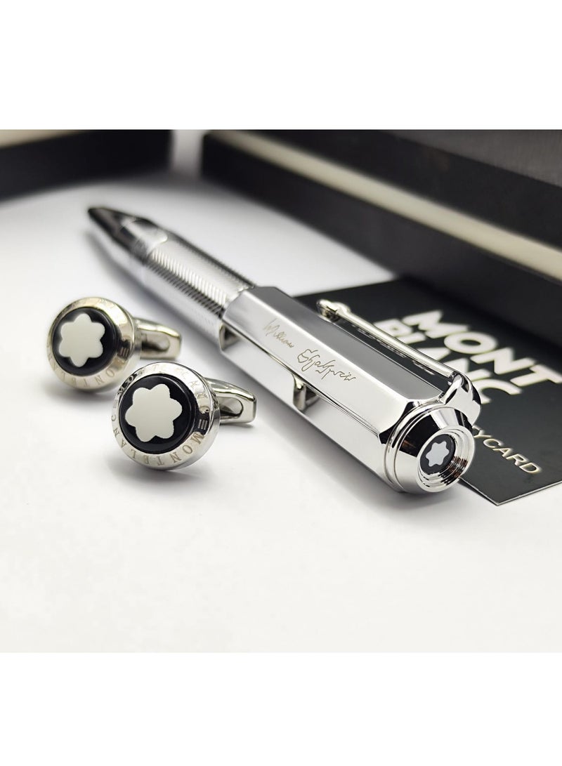 Mont Blanc Mont Blanc pen and cufflink  Estelle Estelle  New latest version  Mont Blanc   💎 ⚡️First class 