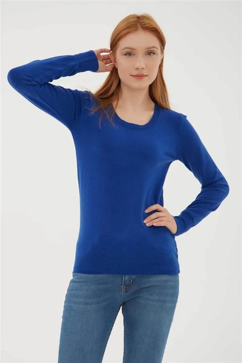 فاشن فريندز 24K0779K1 Women's U Neck Sweater