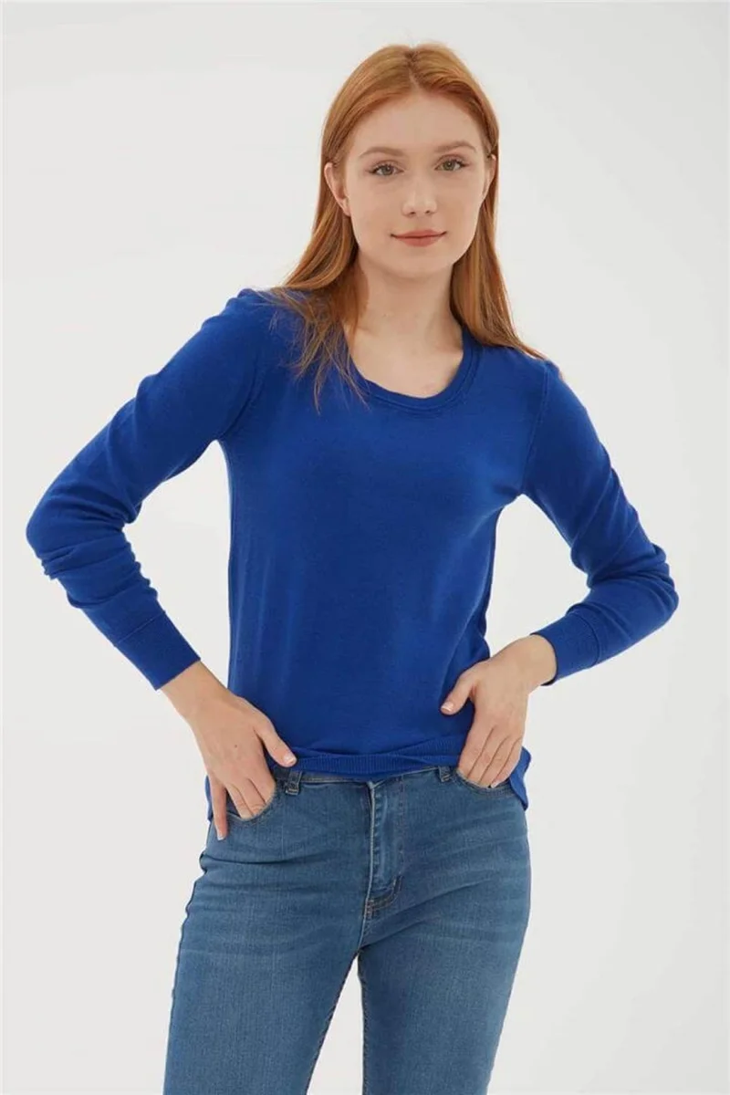 فاشن فريندز 24K0779K1 Women's U Neck Sweater