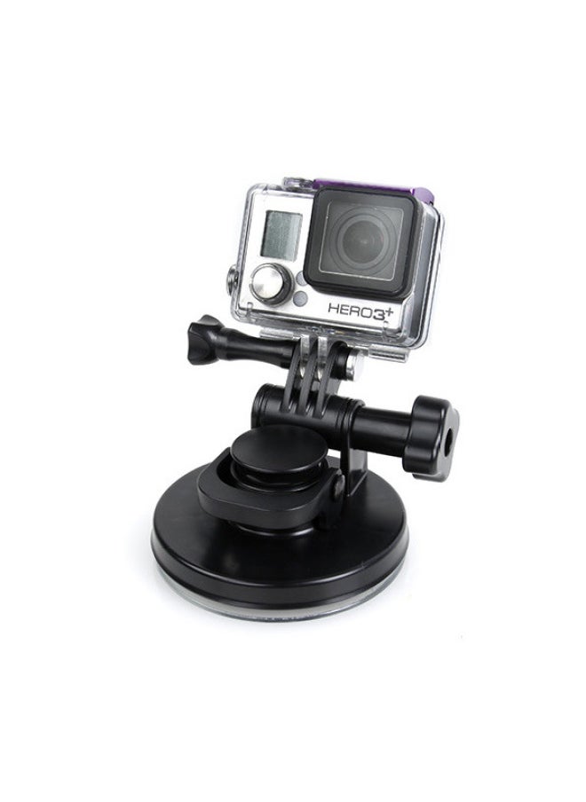 Applicable To Gopro Hero10/9/8 Extra Large Suction Cup Sports Camera Racing Car Suction Cup Bracket Accessories-Color:Black - Image 2