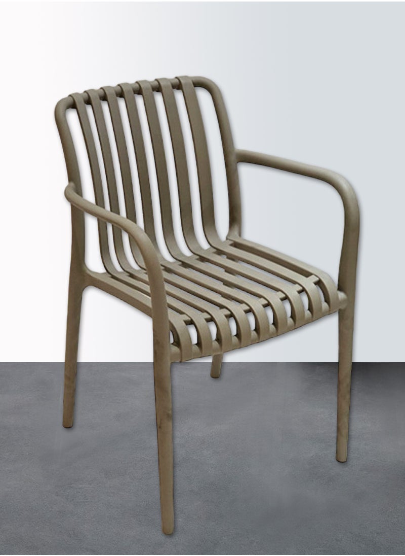 Living - Stackable outdoor modern hotel plastic restaurant dining chair chairs for events coffee shop - Image 1