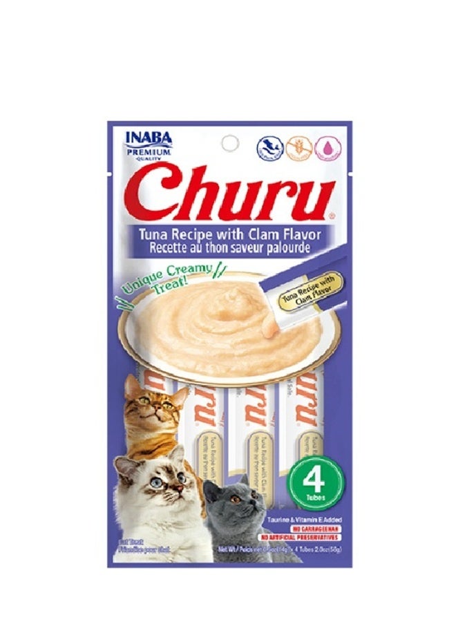 INABA Churu Tuna Recipe with Clam Flavor - 56GM
