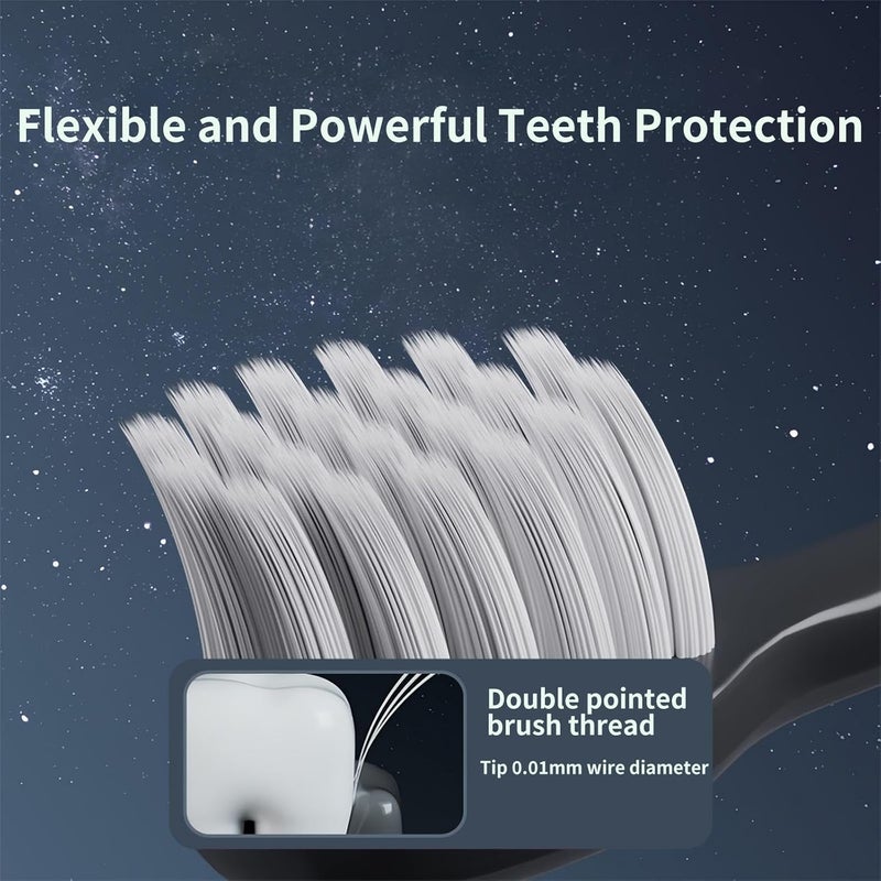 9UP® Small Head Soft Toothbrush For Children | Astronaut And Space Theme Toothbrush For Kids | Cleaning Toothbrush For Gum Protection | Manual Toothbrush Suitable For Ages 2-8 Years (12pcs Set, Multicolor) - Image 4