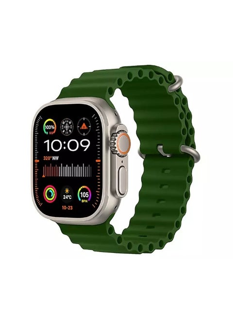HK 9 Ultra 2 Smart Watch With Wireless Charging Super AMOLED Display AI Chat GPT Playback Music For iOS & Android