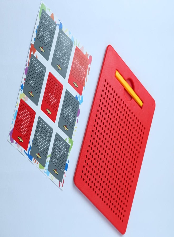 Magnetic Drawing Board for Kids - Drawing Pad with Stylus Pen & 380 Magnetic Beads | Reusable Mess-Free Magnetic Doodle Pad|Drawing Board for Toddlers Boys & Girls of 3+ Years - Image 2